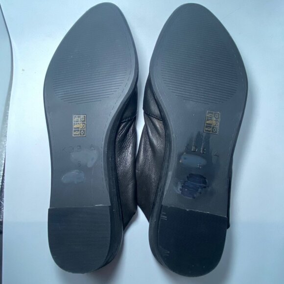 Black Leather Kelsi Dagger Womens Slip-On Loafers Size 6 Stylish & Comfortable - Picture 7 of 8